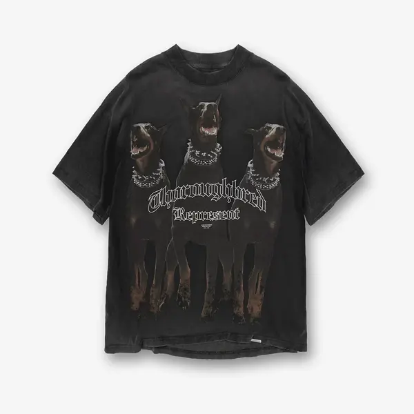 REPRESENT Majica REPRESENT Thoroughbred T-Shirt Vintage Black L