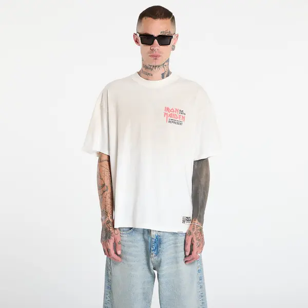 REPRESENT Majica REPRESENT x Iron Maiden Anniversary T-Shirt Washed Ecru L