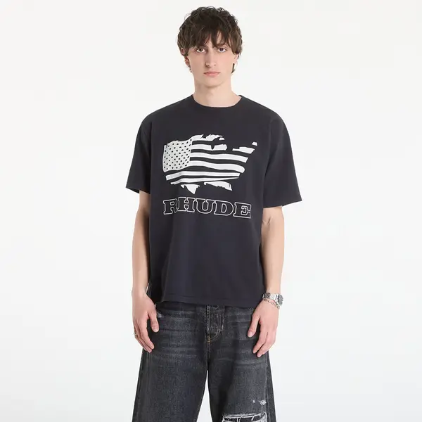 Rhude Majica Rhude Banner Tee Vintage Black/ White L