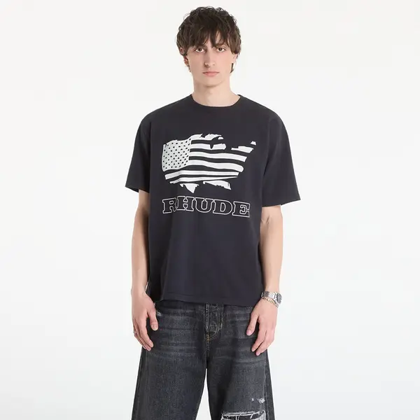 Rhude Majica Rhude Banner Tee Vintage Black/ White XL