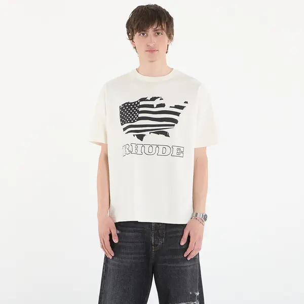 Rhude Majica Rhude Banner Tee Vintage White/ Black L