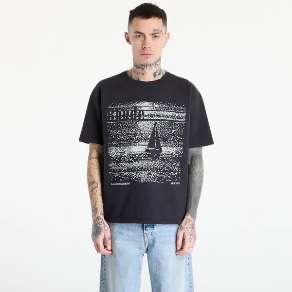Rhude Majica Rhude Lago Trasimeno Tee Vintage Black/ White S