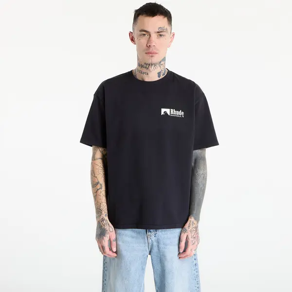 Rhude Majica Rhude Ramatuelle Intl Racing Tee Vintage Black/ White/ Yellow M