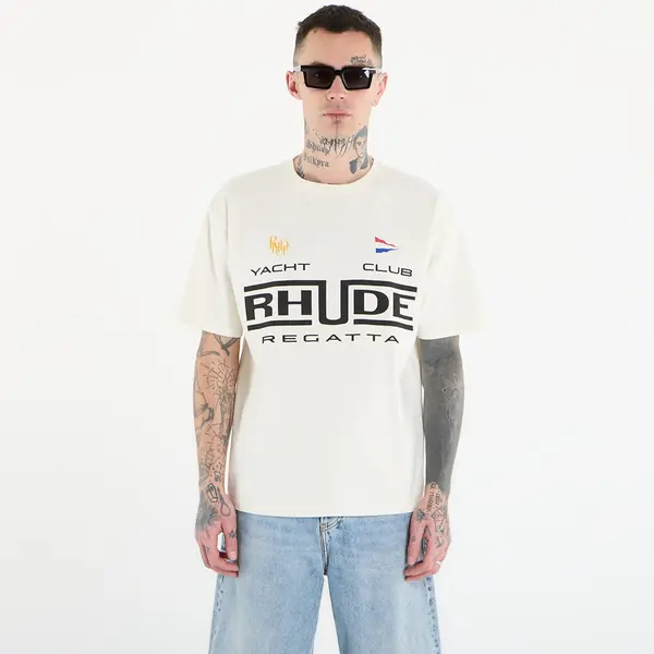 Rhude Majica Rhude Regatta Club Tee Vintage White/ Black/ Green L