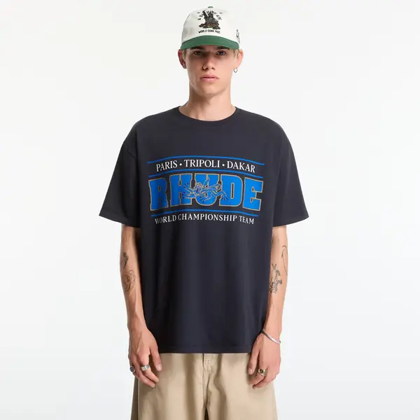 Rhude Majica Rhude Rhude Chrono Tee Vintage Black/ Blue M