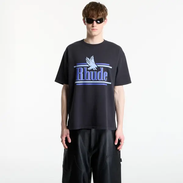 Rhude Majica Rhude Rossa Tee Vintage Black/ Blue M