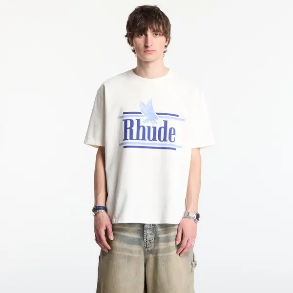 Rhude Majica Rhude Rossa Tee Vintage White/ Blue XL
