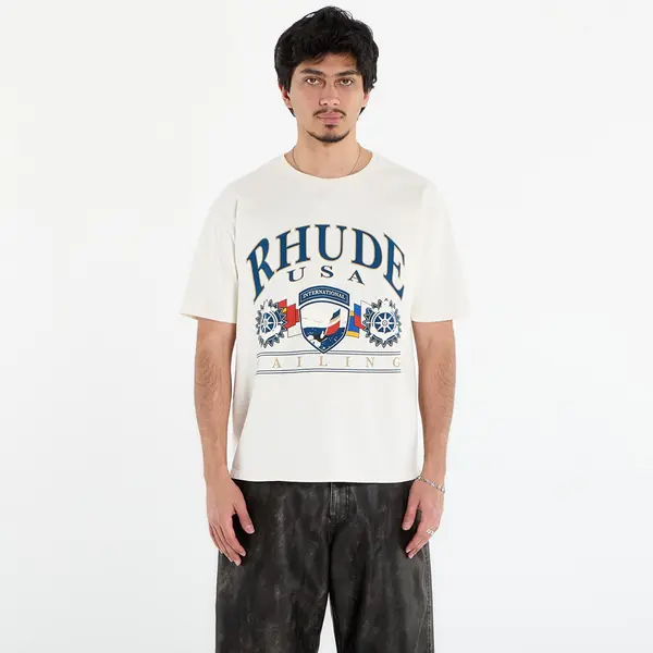 Rhude Majica Rhude Usa Sailing Icon Tee Vintage White/ Black M