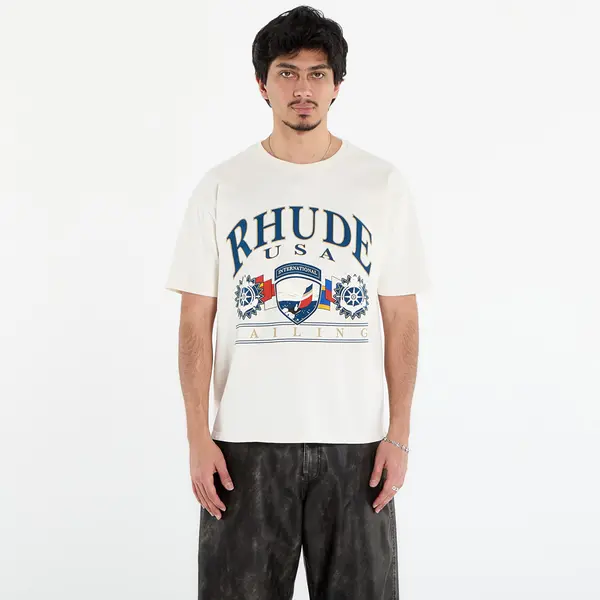 Rhude Majica Rhude Usa Sailing Icon Tee Vintage White/ Black XL