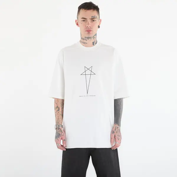 Rick Owens DRKSHDW Majica Rick Owens DRKSHDW Jumbo Ss T-Shirt Milk/ Black M