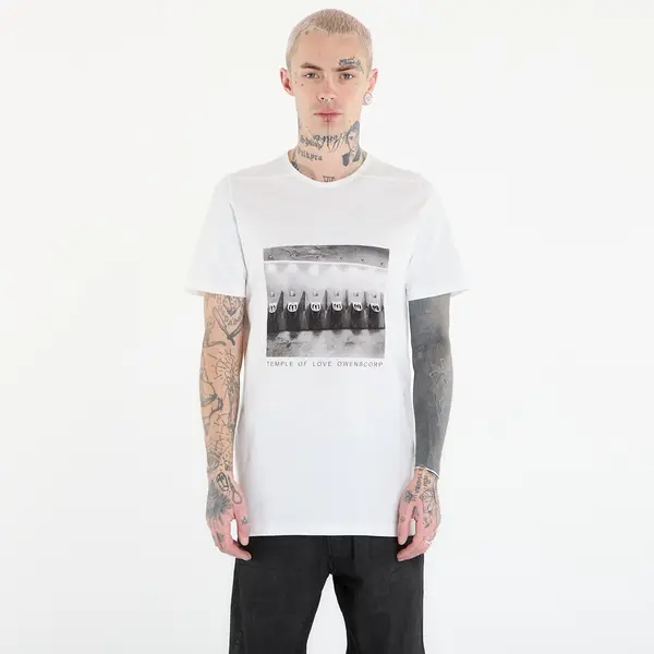 Rick Owens DRKSHDW Majica Rick Owens DRKSHDW Level T-Shirt Milk/ Black XL
