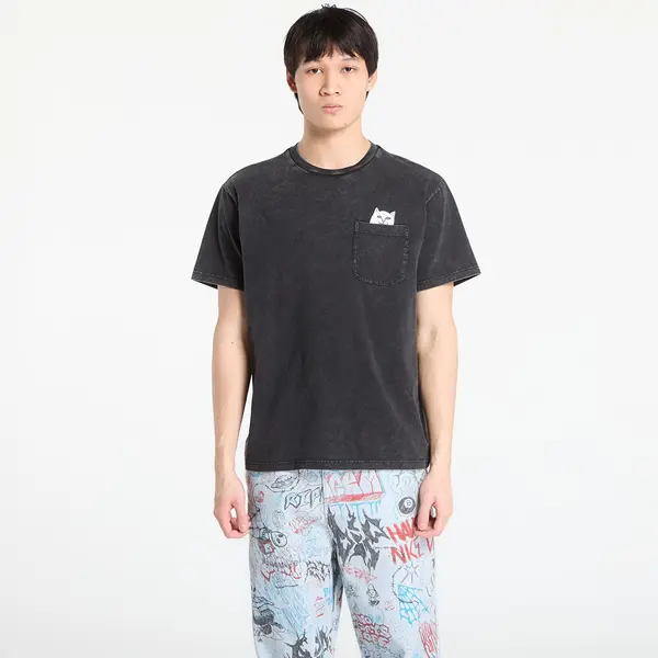 RIPNDIP Majica RIPNDIP Lord Nermal Pocket Tee Black Vintage Wash XL