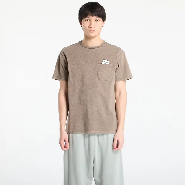 RIPNDIP Majica RIPNDIP Lord Nermal Pocket Tee Brown Vintage Wash M
