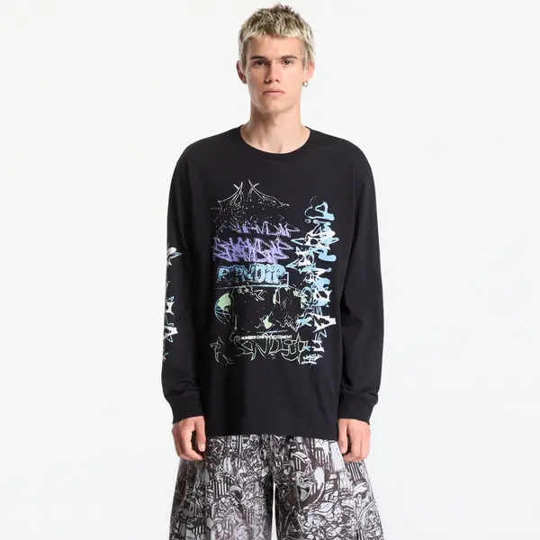 RIPNDIP Majica RIPNDIP World Wide Madness LS Charcoal XL