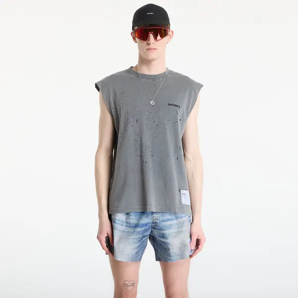 Satisfy Majica Satisfy MothTech Muscle Tee Faded Black S