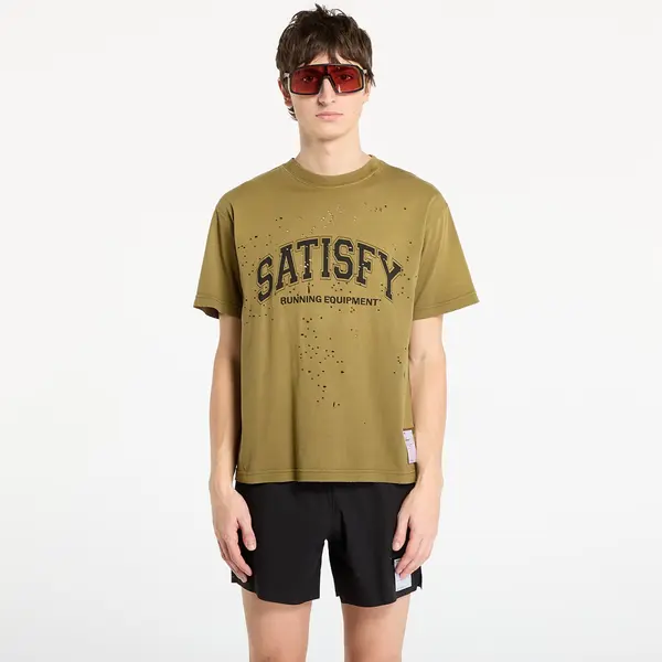 Satisfy Majica Satisfy MothTech T-Shirt Sun Bleached Military Olive L
