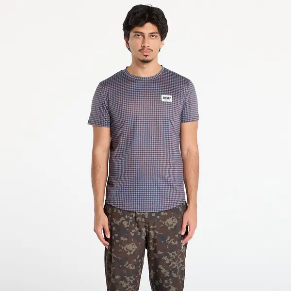 SAYSKY Majica SAYSKY Houndstooth Combat T-Shirt Blue Aop XL
