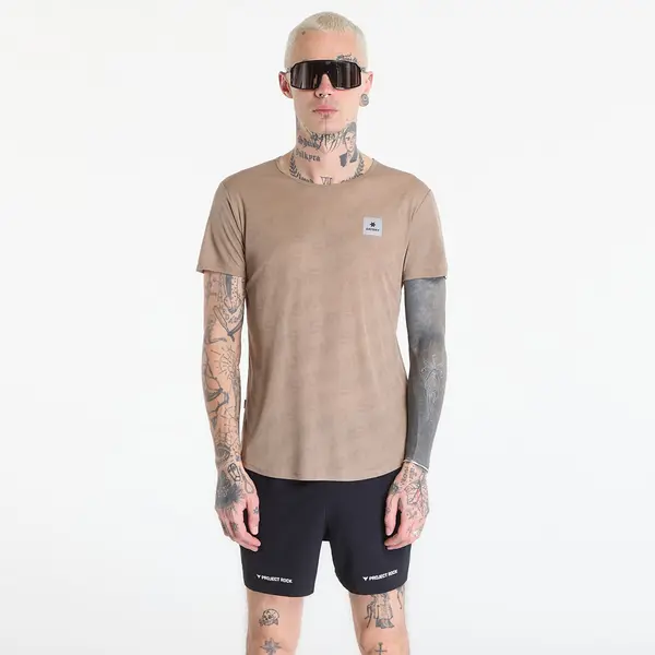SAYSKY Majica SAYSKY Reactive Flow T-shirt Dark Beige Logo L