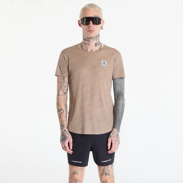 SAYSKY Majica SAYSKY Reactive Flow T-shirt Dark Beige Logo S