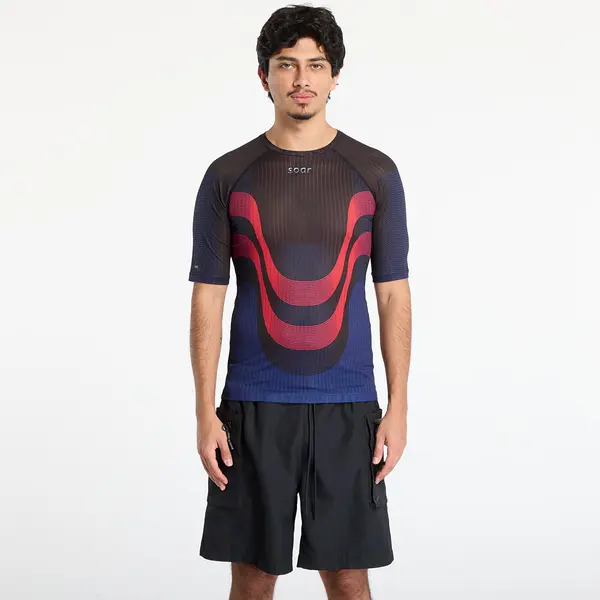 SOAR Running Majica SOAR Race Tee Black/ Red/Navy L