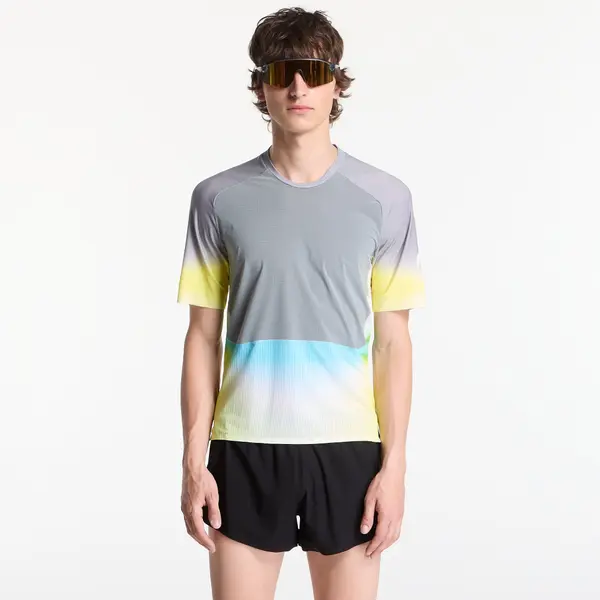 SOAR Running Majica SOAR Trail Top UNISEX Silver Grey/ Citrus M