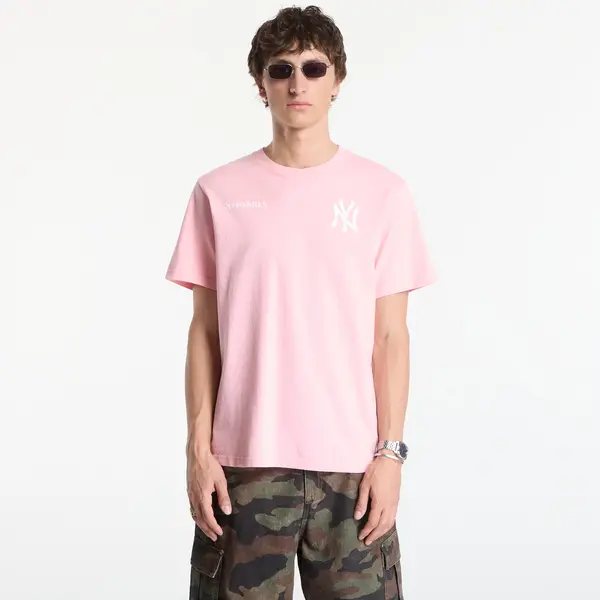 Sporty & Rich Majica Sporty & Rich Yankees Arch Tshirt UNISEX Candy/ White S