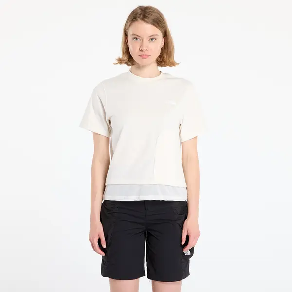 The North Face Majica The North Face Fabric Mix Ss Tee - Ap White Dune L