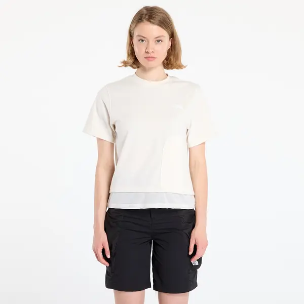 The North Face Majica The North Face Fabric Mix Ss Tee - Ap White Dune XS
