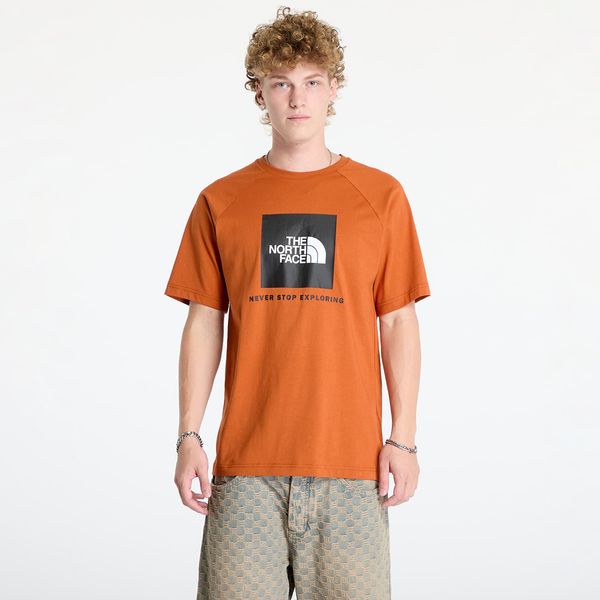 The North Face Majica The North Face M S/S Raglan Redbox Tee Earthen Copper S