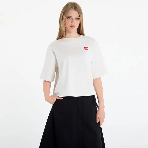 The North Face Majica The North Face Redbox S/S Boxy Tee White Dune XXL