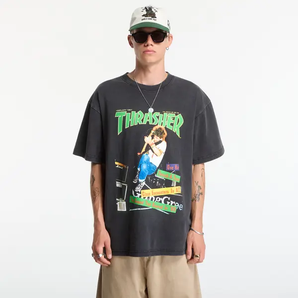 Thrasher Majica Thrasher February 1987 Vintage T-Shirt Black M