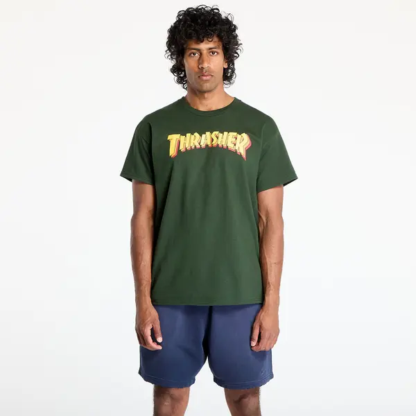 Thrasher Majica Thrasher Stacked T-Shirt Forest Green S