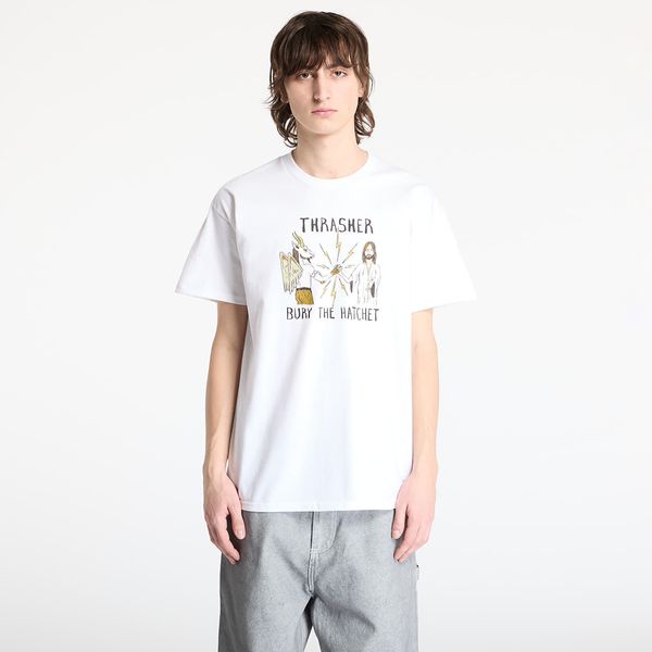 Thrasher Majica Thrasher x Toy Machine B.T.H. T-Shirt White M