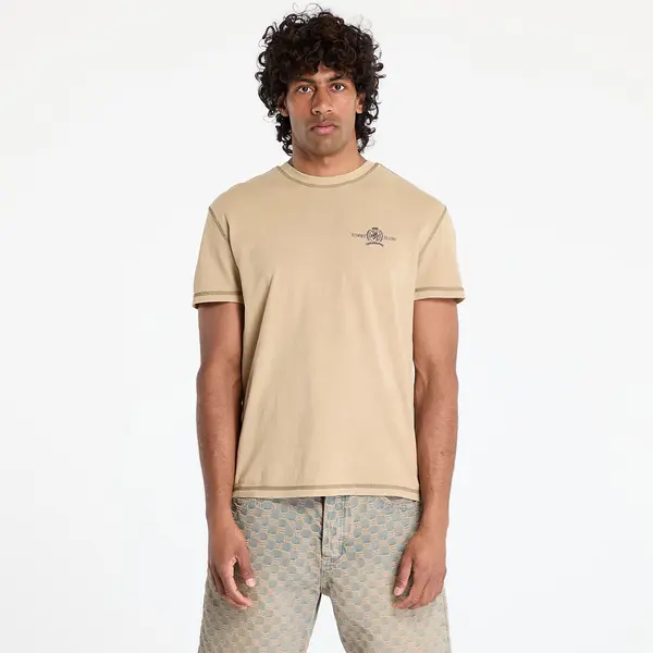 Tommy Hilfiger Majica Tommy Jeans Regular Small Tonal Tee Beige M