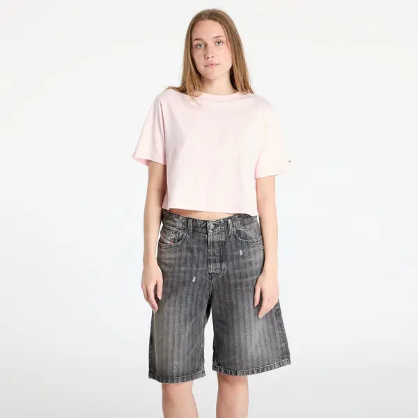 Tommy Hilfiger Majica Tommy Jeans Relaxed Tonal Crew T-Shirt Pink L