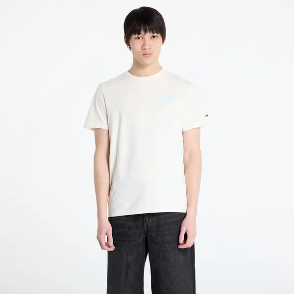 Tommy Hilfiger Majica Tommy Jeans Slim Bubble Print Tee White S