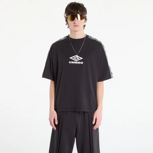 Umbro Majica Umbro by SlamJam Offence Defence Tape Tee Washed Black XL