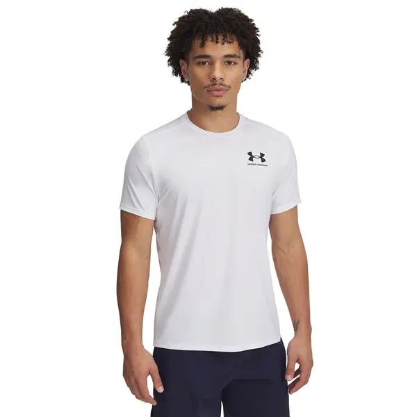 Under Armour Majica Under Armour Heatgear Fitted SS Tee White/ Black L