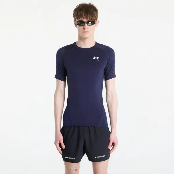 Under Armour Majica Under Armour Hg Armour Comp SS Midnight Navy/ White XXL