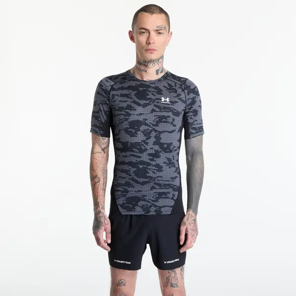 Under Armour Majica Under Armour HG Printed SS Black L