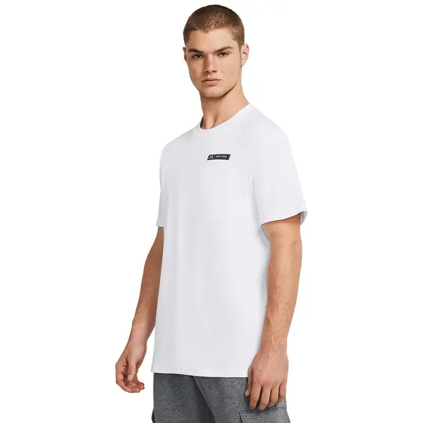 Under Armour Majica Under Armour HW ARMOUR LABEL SS Tee White/ Black XXXL