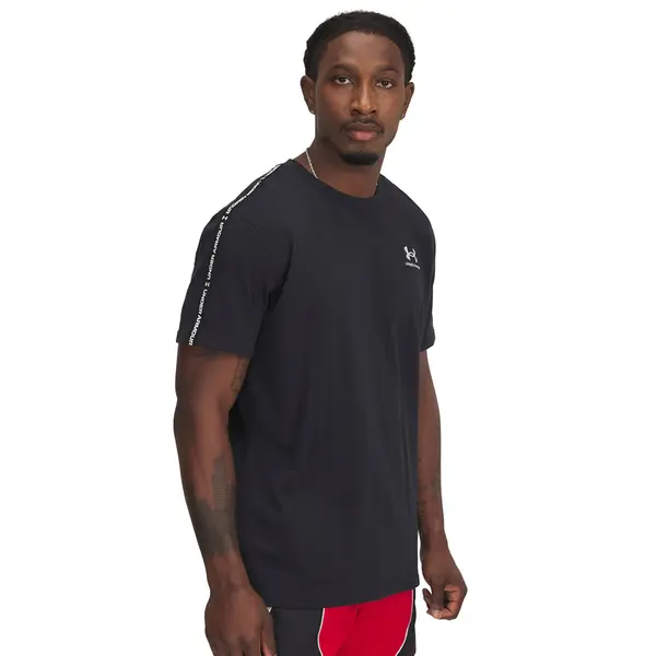 Under Armour Majica Under Armour Icon HWT Tee Taping Black/ White XXL