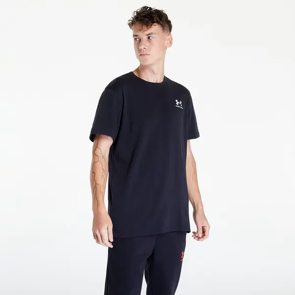 Under Armour Majica Under Armour Logo Emb Heavyweight Ss Black/ White XXL