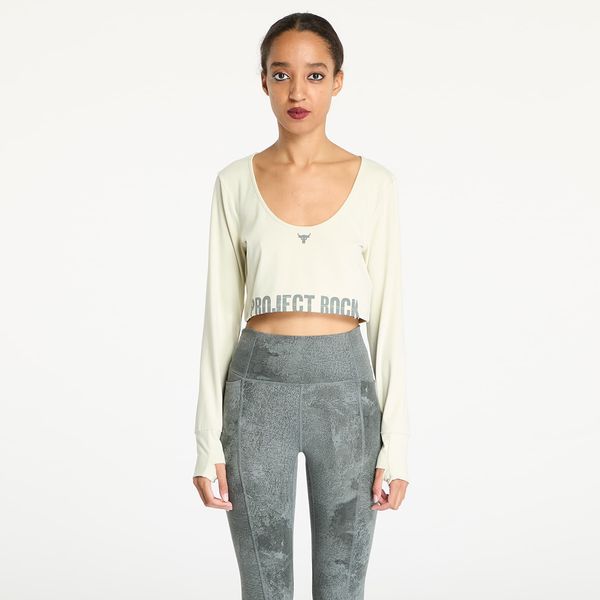 Under Armour Majica Under Armour Project Rock LG Longsleeve Workout Top Silt/ Clay Green M