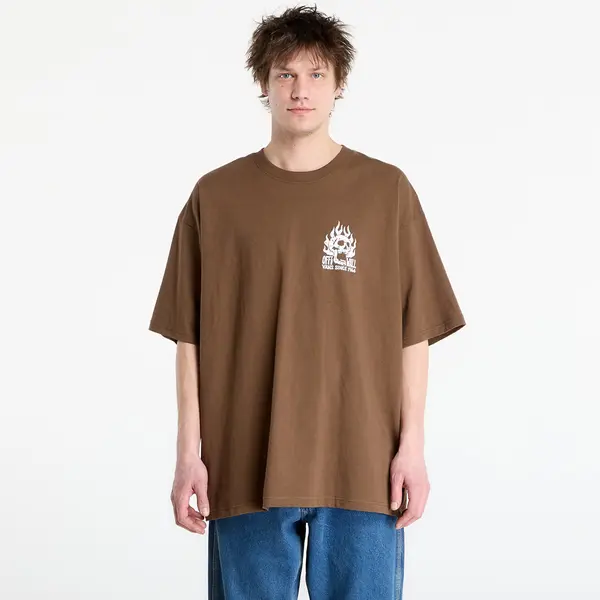 Vans Majica Vans Off The Wall Fever SS T-Shirt Brown S