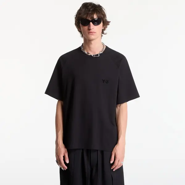 Y-3 Majica Y-3 Boxy Short Sleeve T-Shirt Black L