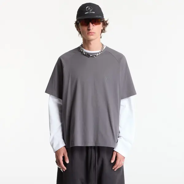 Y-3 Majica Y-3 Boxy Short Sleeve T-Shirt Grey Five XL