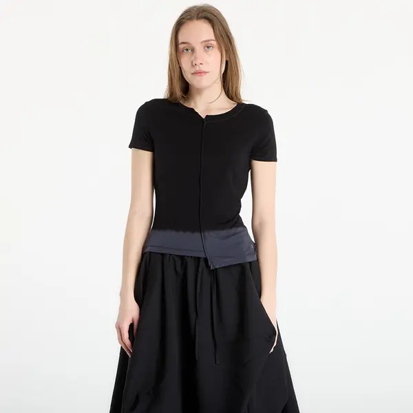 Y-3 Majica Y-3 Dip Dye Fitted T-Shirt Black S