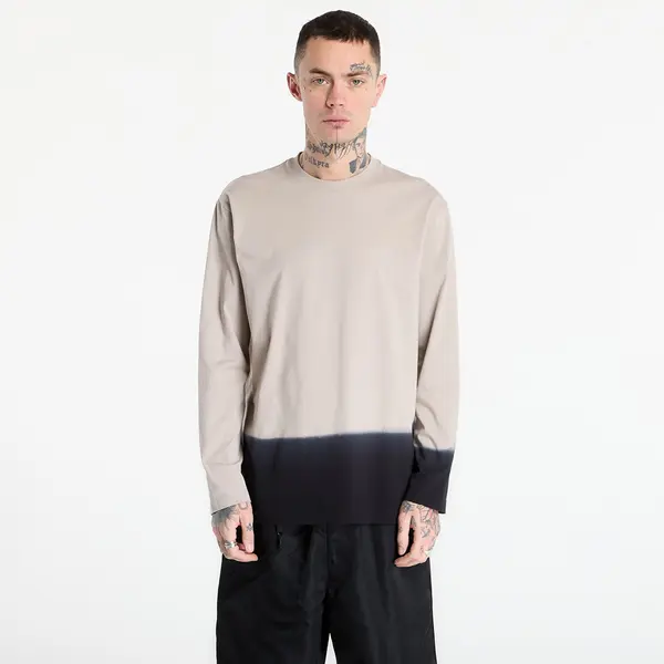 Y-3 Majica Y-3 DIPPED LONG SLEEVE Long-Sleeve Top Light Brown/ Black M