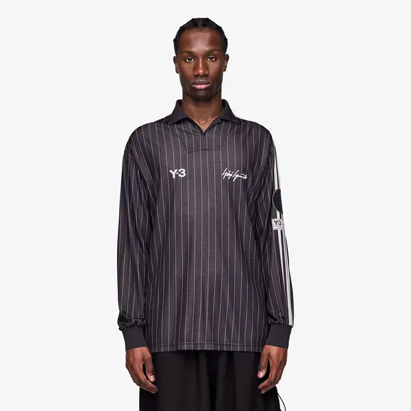Y-3 Majica Y-3 Elite 5 Football Long Sleeve Long-Sleeve Top Black XL